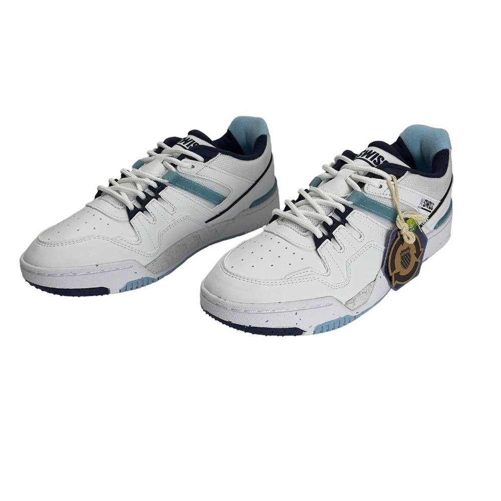 K-Swiss Match Rival CC White W/Sky Blue Tennis Casual Sneakers Women's 10